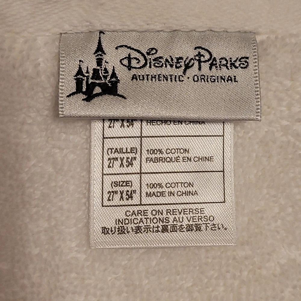 Disney embossed embroidered bath towel